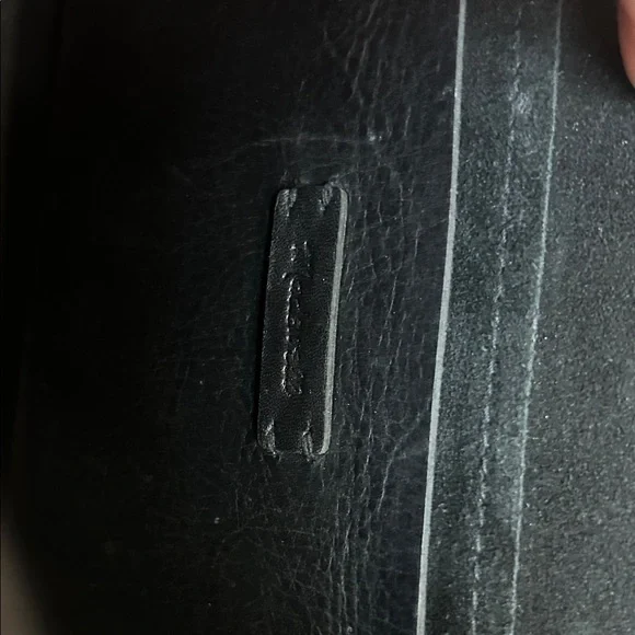 Madewell The Abroad Shoulder Bag, Black Leather Crossbody Purse - Picture 10 of 10